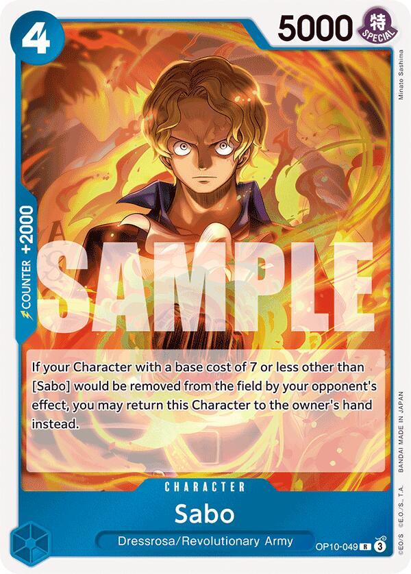 Sabo OP10-049 [ Inglese / Giapponese / Francese / Cinese Semplificato ]