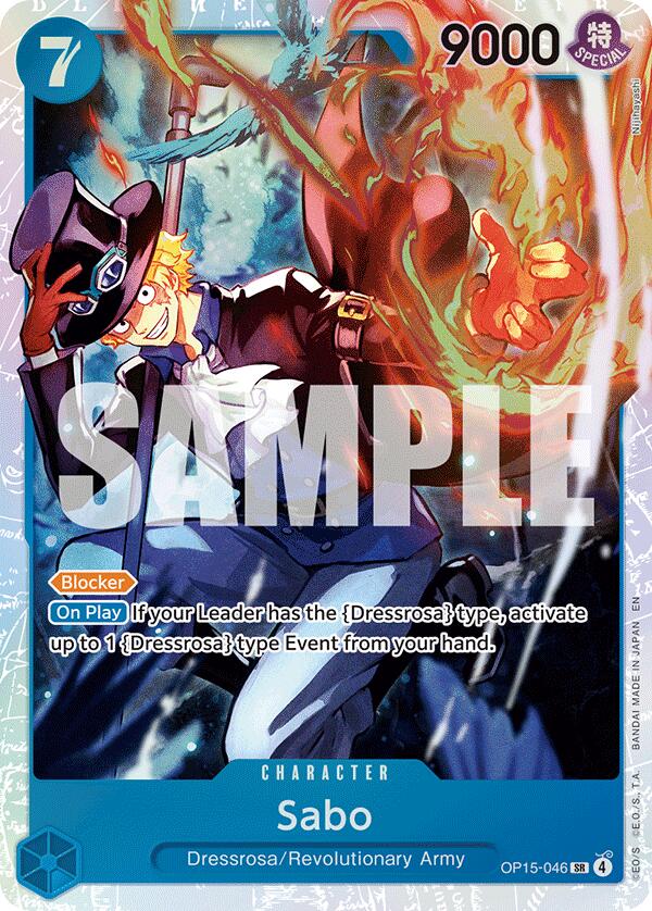 Sabo OP15-046 [ Inglese / Giapponese / Francese / Cinese Semplificato ]