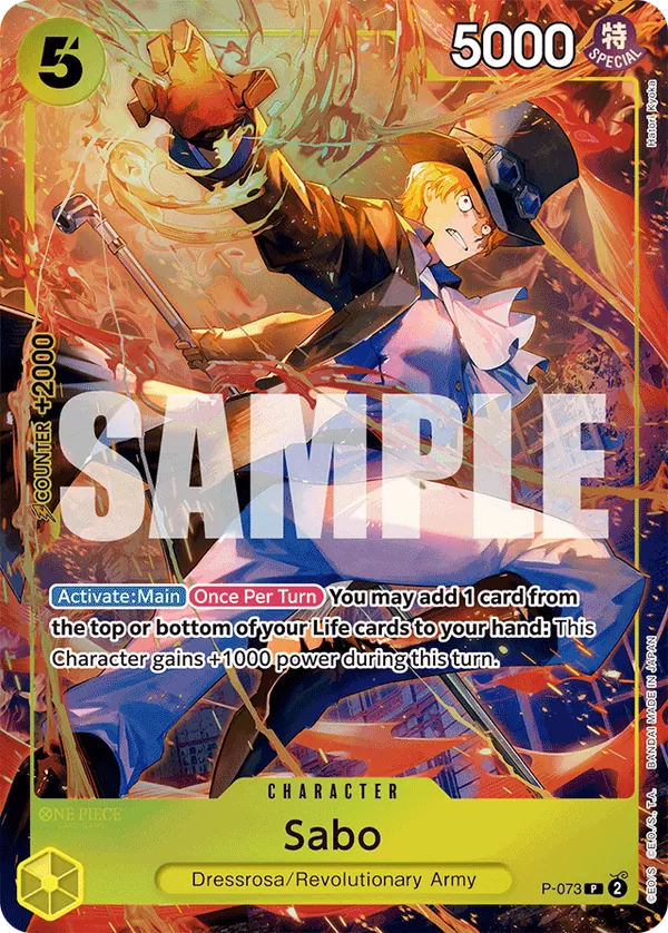 Sabo P-073 [ Inglese / Giapponese / Francese / Cinese Semplificato ]