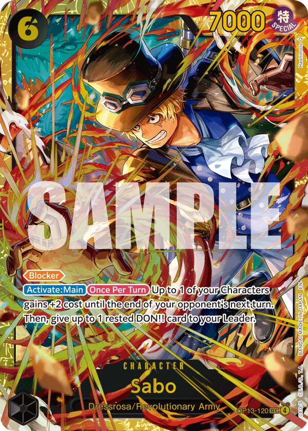 Sabo OP13-120 [ Inglese / Giapponese / Francese / Cinese Semplificato ]
