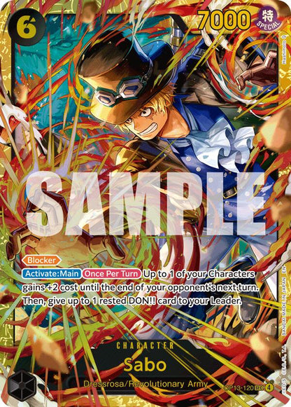 Sabo OP13-120 [ Inglese / Giapponese / Francese / Cinese Semplificato ]