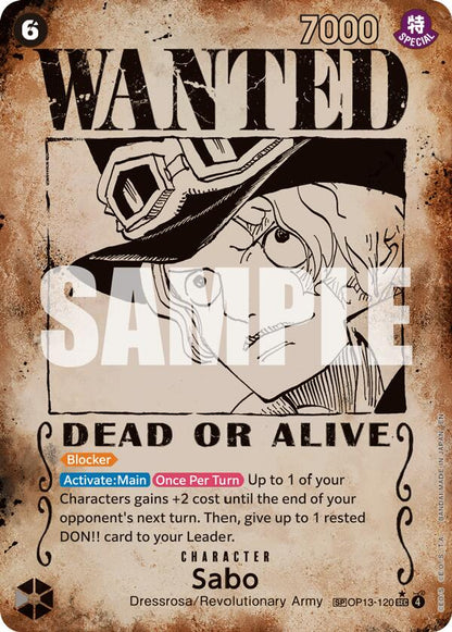 Sabo OP13-120 [ Inglese / Giapponese / Francese / Cinese Semplificato ]