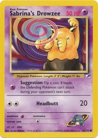 Sabrina's Drowzee - Gym Heroes 92/132 [ Inglese ]