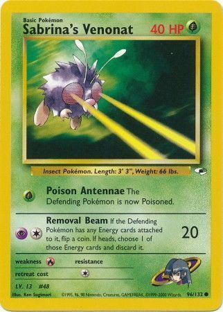 Sabrina's Venonat - Gym Heroes 96/132 [ Inglese ]