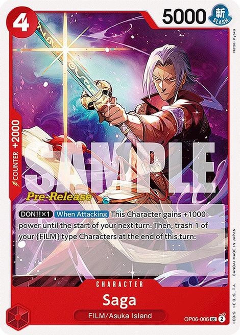 Saga OP06-006 [ Inglese / Giapponese / Francese / Cinese Semplificato ]