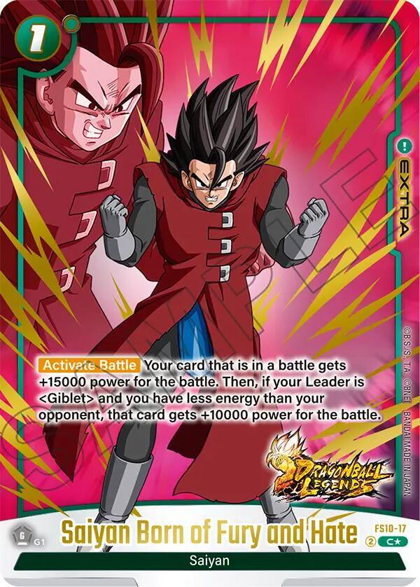 Saiyan Born of Fury and Hate FS10-17 [ Inglese / Giapponese ]