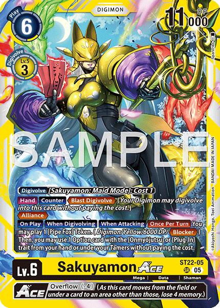 Sakuyamon Ace ST22-05 [ Inglese / Giapponese ]