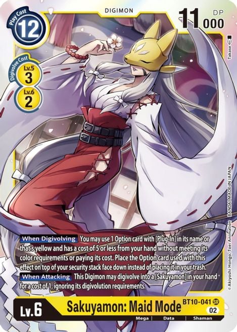 Sakuyamon : Maid Mode BT10-041 [ Inglese / Giapponese ]
