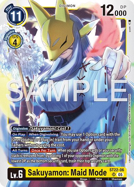 Sakuyamon : Maid Mode ST22-06 [ Inglese / Giapponese ]