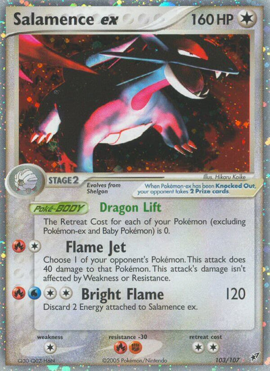 Salamence ex - EX Deoxys 103/107 [ Italiano / Inglese ]