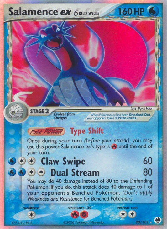 Salamence ex δ Delta Species - EX L'Isola dei Draghi 98/101 [ Italiano / Inglese ]