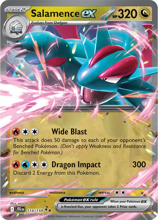 Salamence-ex - Avventure Insieme 114/159 [ Italiano ]