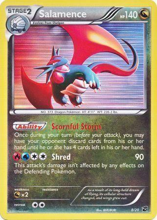 Salamence - Tesoro dei Draghi 008/020 [ Italiano / Inglese ]