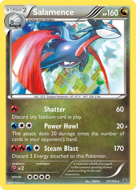 Salamence - Furie Volanti 57/108 [ Italiano / Inglese ]