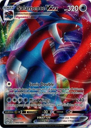 Salamence VMAX - Fiamme Oscure 144/189 [ Italiano / Inglese ]