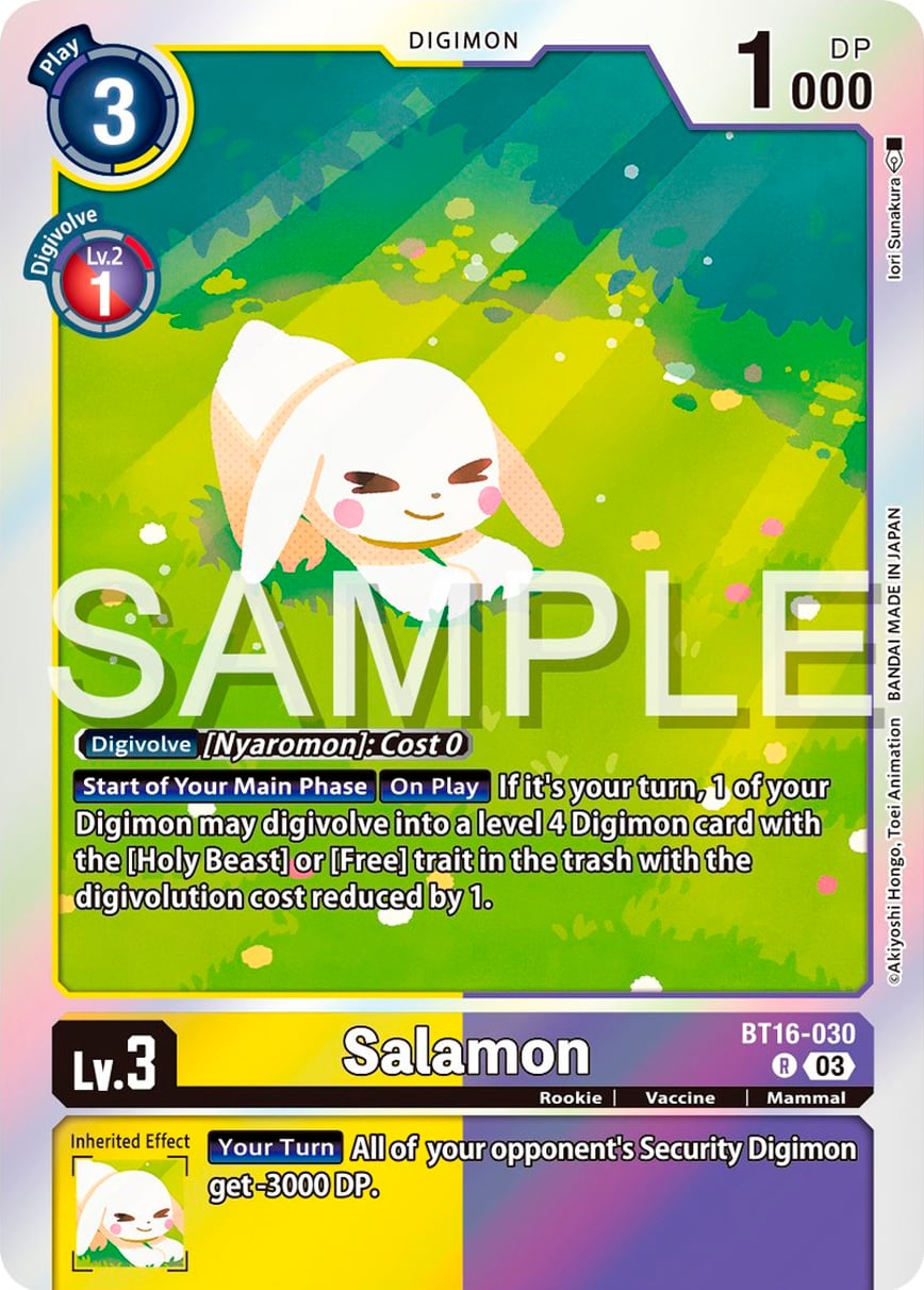 Salamon BT16-030 [ Inglese / Giapponese ]