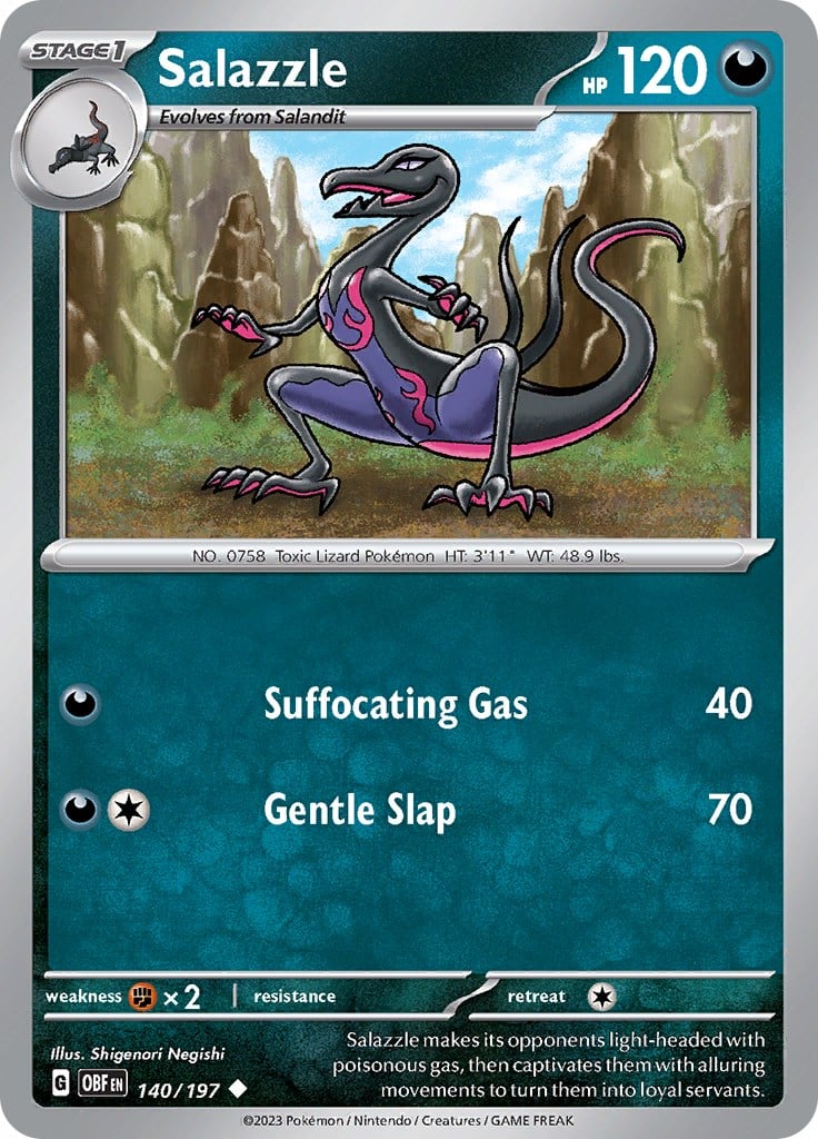 Salazzle - Ossidiana Infuocata 140/197 [ Italiano ]