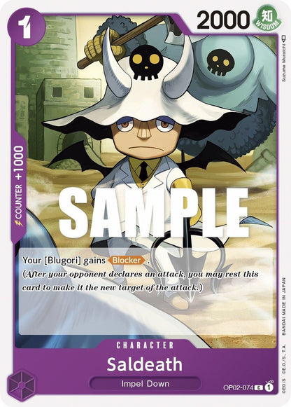 Saldeath OP02-074 [ Inglese / Giapponese / Francese / Cinese Semplificato ]