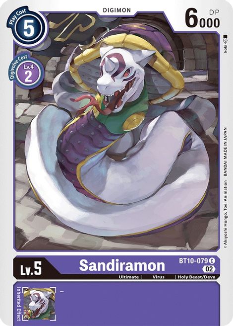 Sandiramon BT10-079 [ Inglese / Giapponese ]