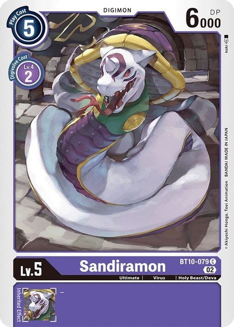 Sandiramon BT10-079 [ Inglese / Giapponese ]