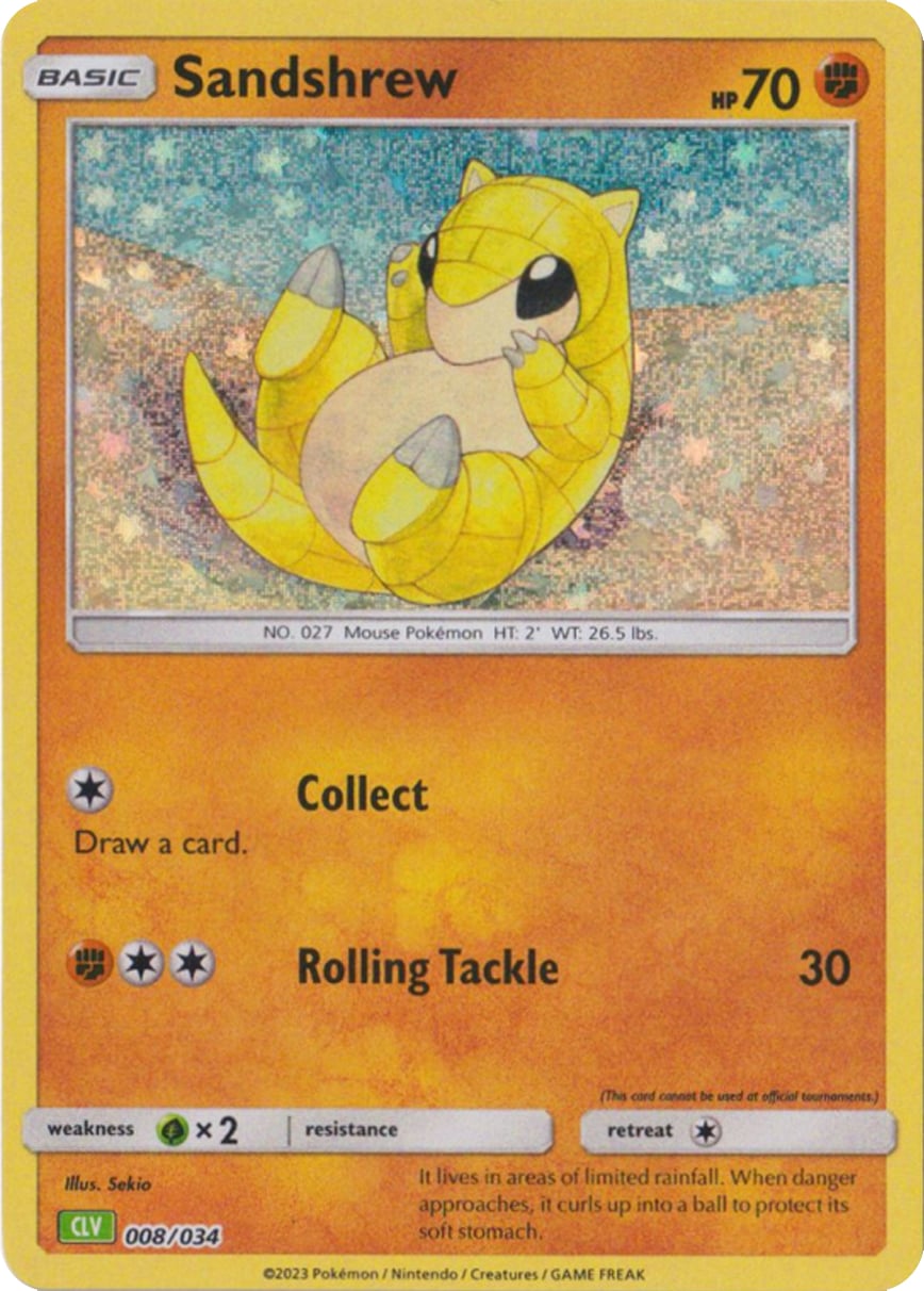 Sandshrew - Pokémon TCG Classic: Venusaur & Lugia ex Deck 008/034 [ Inglese ]