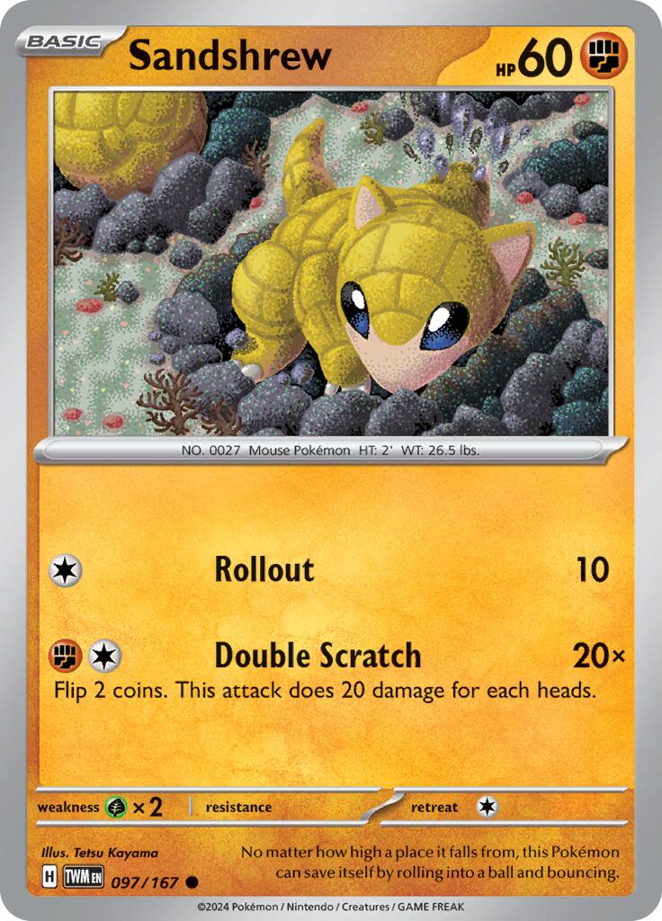 Sandshrew - Crepuscolo Mascherato 097/167 [ Italiano ]