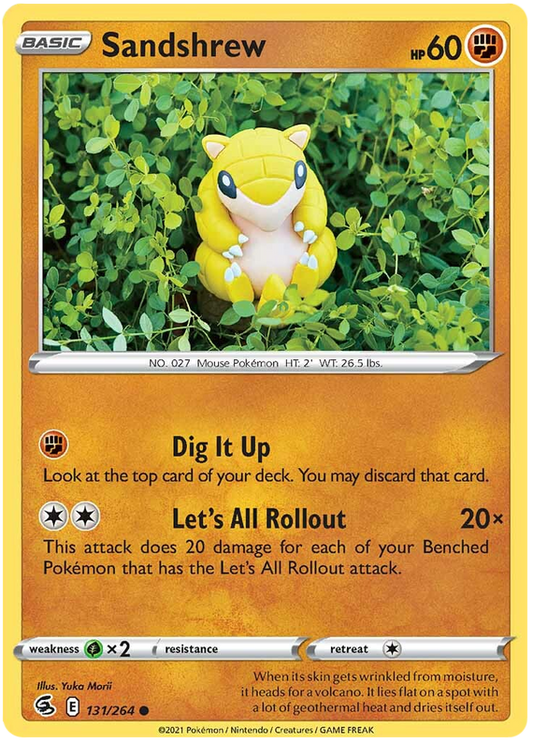 Sandshrew - Colpo Fusione 131/264 [ Italiano / Inglese ]