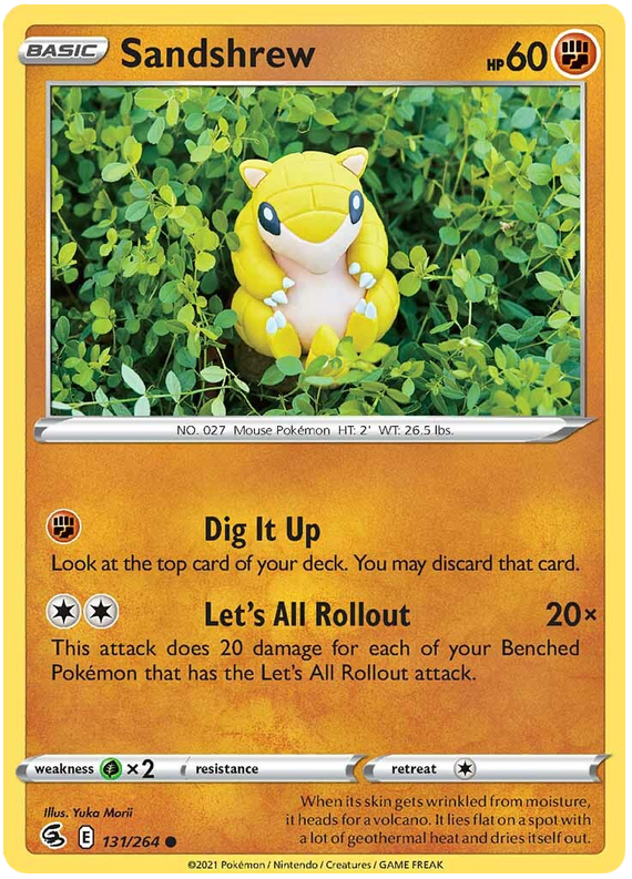 Sandshrew - Colpo Fusione 131/264 [ Italiano / Inglese ]