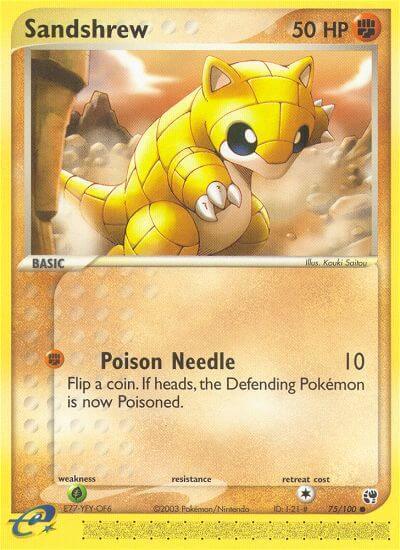 Sandshrew - EX Tempesta di Sabbia 75/100 [ Italiano / Inglese ]