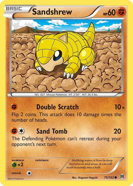 Sandshrew - Turbo Blitz 75/162 [ Italiano / Inglese ]