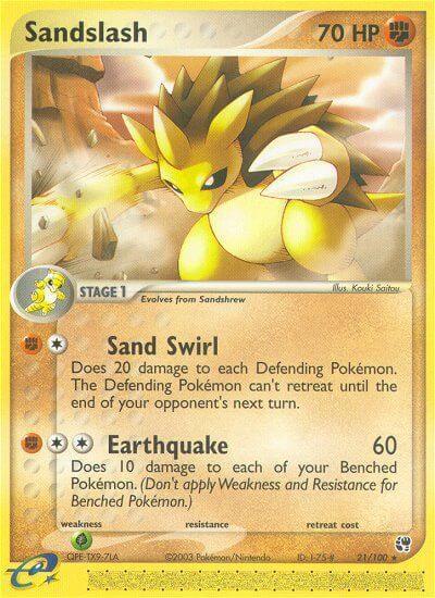 Sandslash - EX Tempesta di Sabbia 21/100 [ Italiano / Inglese ]