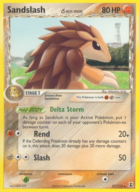 Sandslash δ Delta Species - EX Specie Delta 27/113 [ Italiano / Inglese ]