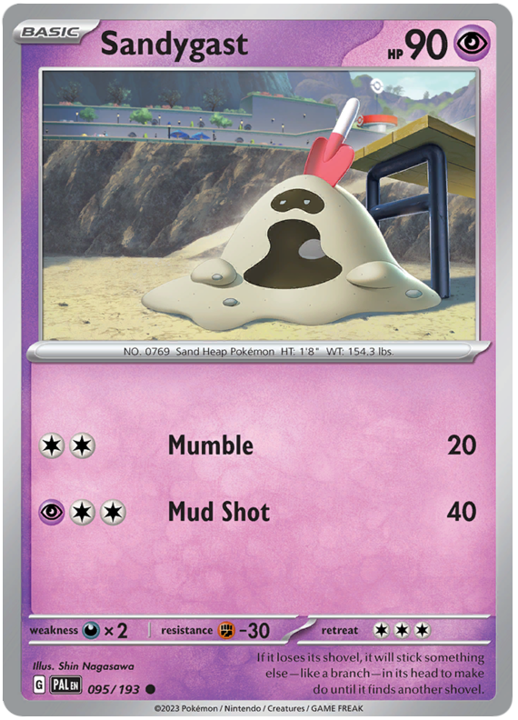 Sandygast - Evoluzioni a Paldea 095/193 [ Italiano ]