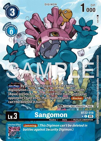 Sangomon BT22-018 [ Inglese / Giapponese ]