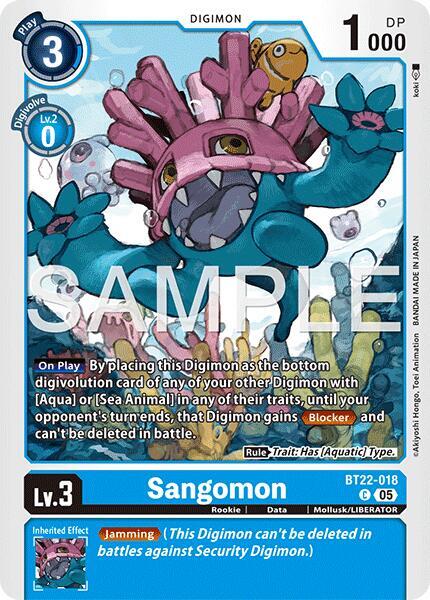 Sangomon BT22-018 [ Inglese / Giapponese ]