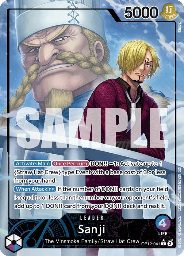 Sanji OP12-041 [ Inglese / Giapponese / Francese / Cinese Semplificato ]