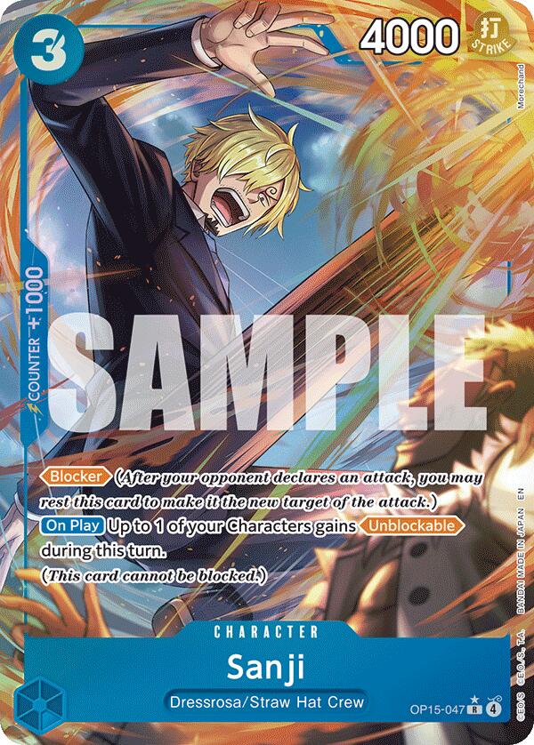 Sanji OP15-047 [ Inglese / Giapponese / Francese / Cinese Semplificato ]