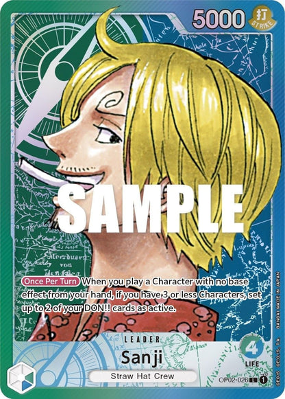 Sanji OP02-026 [ Inglese / Giapponese / Francese / Cinese Semplificato ]
