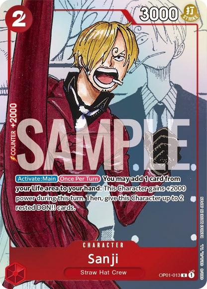 Sanji OP01-013 [ Inglese / Giapponese / Francese / Cinese Semplificato ]