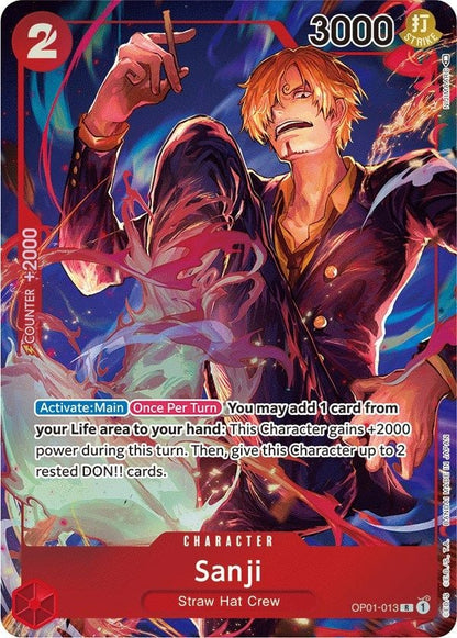 Sanji OP01-013 [ Inglese / Giapponese / Francese / Cinese Semplificato ]