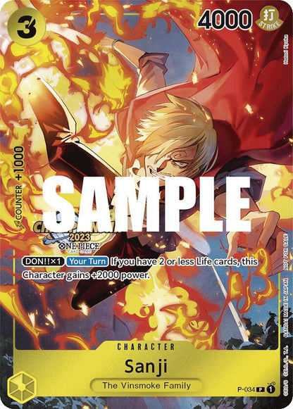 Sanji P-034 [ Inglese / Giapponese / Francese / Cinese Semplificato ]
