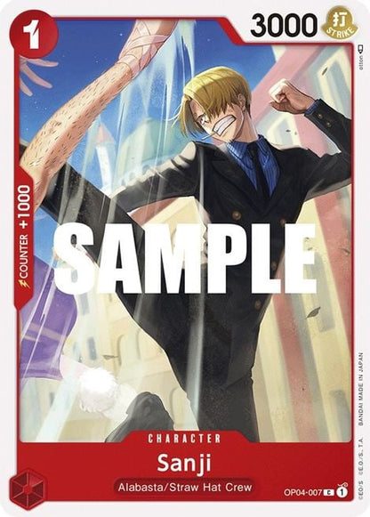 Sanji OP04-007 [ Inglese / Giapponese / Francese / Cinese Semplificato ]
