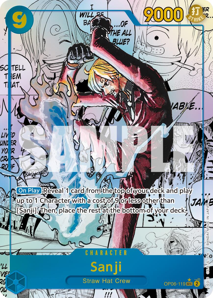 Sanji OP06-119 [ Inglese / Giapponese / Francese / Cinese Semplificato ]
