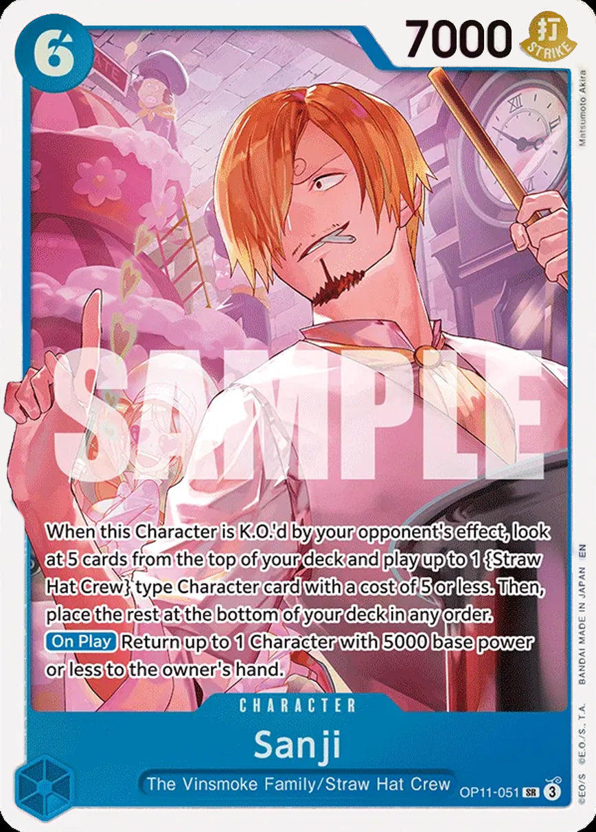 Sanji OP11-051 [ Inglese / Giapponese / Francese / Cinese Semplificato ]