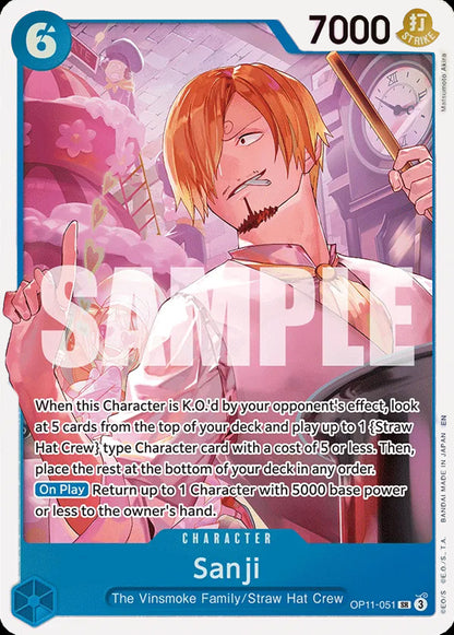 Sanji OP11-051 [ Inglese / Giapponese / Francese / Cinese Semplificato ]