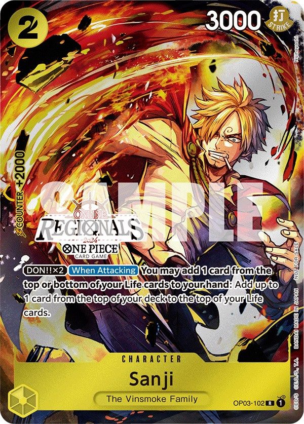 Sanji OP03-102 [ Inglese / Giapponese / Francese / Cinese Semplificato ]