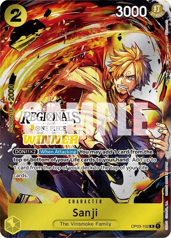 Sanji OP03-102 [ Inglese / Giapponese / Francese / Cinese Semplificato ]