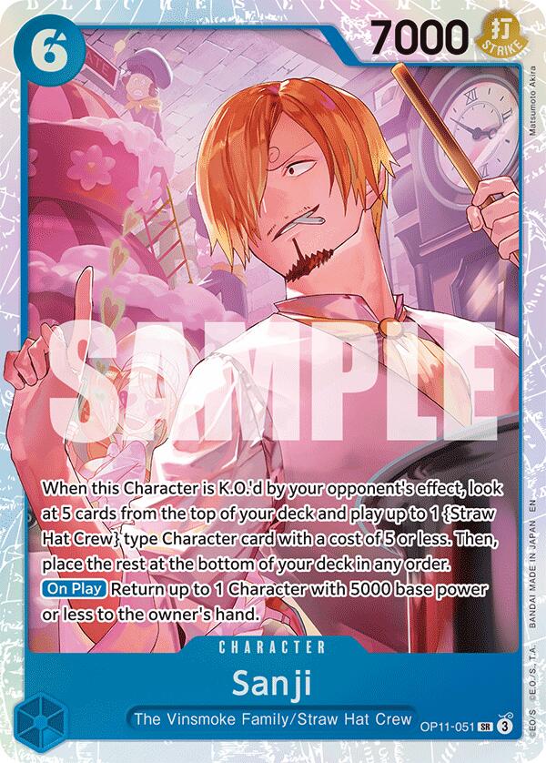 Sanji OP11-051 [ Inglese / Giapponese / Francese / Cinese Semplificato ]