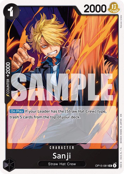 Sanji OP15-081 [ Inglese / Giapponese / Francese / Cinese Semplificato ]