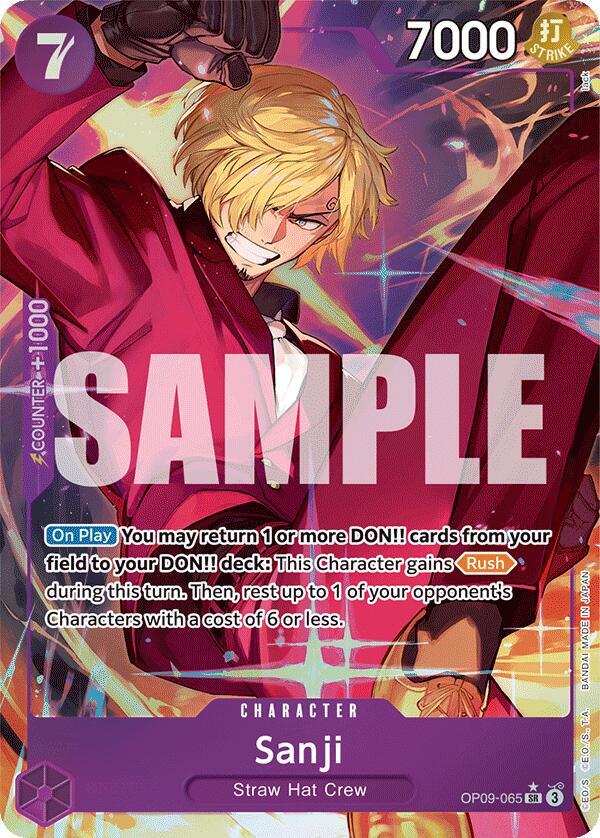 Sanji OP09-065 [ Inglese / Giapponese / Francese / Cinese Semplificato ]